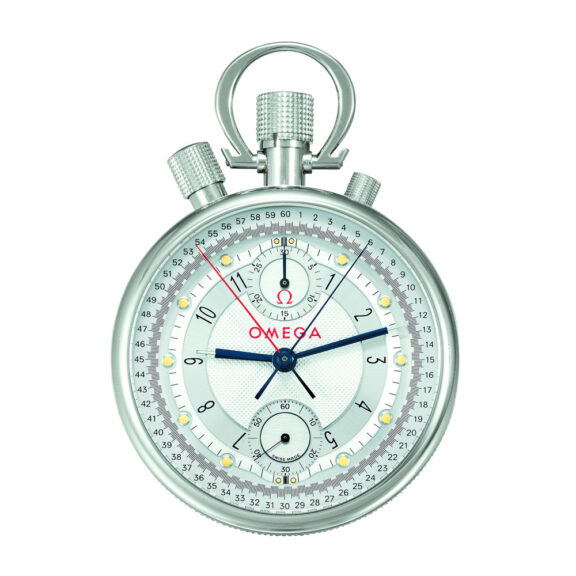 Swiss platinum split-seconds chronograph watch Circa 1995