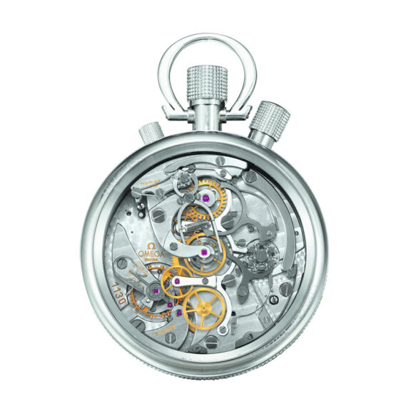 Swiss platinum split-seconds chronograph watch Circa 1995 Swiss platinum split-seconds chronograph watch Circa 1995