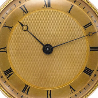 French varicoloured gold quarter repeating pocket watch Circa 1820