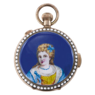 Swiss silver-gilt watch made for the Chinese market Circa 1900