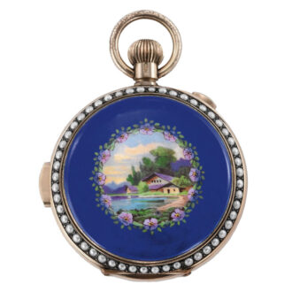 Swiss silver-gilt watch made for the Chinese market Circa 1900 Swiss silver-gilt watch made for the Chinese market Circa 1900