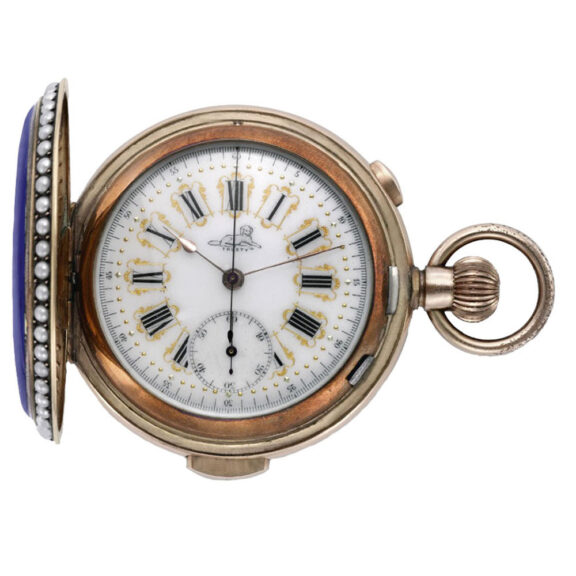 Swiss silver-gilt watch made for the Chinese market Circa 1900 Swiss silver-gilt watch made for the Chinese market Circa 1900