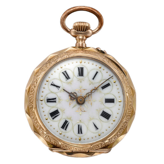 Swiss 14K gold watch made for the Chinese market Circa 1890 Swiss 14K gold watch made for the Chinese market Circa 1890