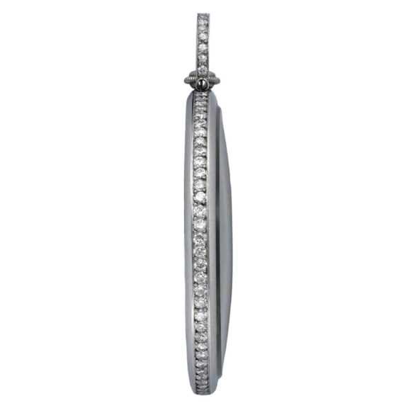 Swiss platinum and diamond dress pocket watch Circa 1929 Swiss platinum and diamond dress pocket watch Circa 1929