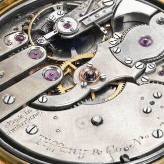 American 14K gold minute repeating pocket watch Circa 1912