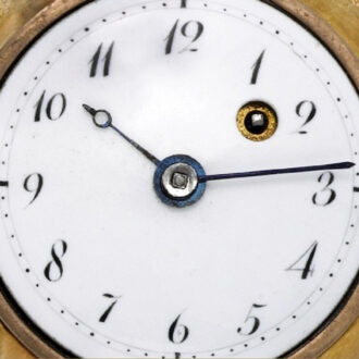 Unusual English gilt and enamel violin shaped watch Circa 1876