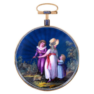 French/Swiss gold verge made for the Chinese market Circa 1790