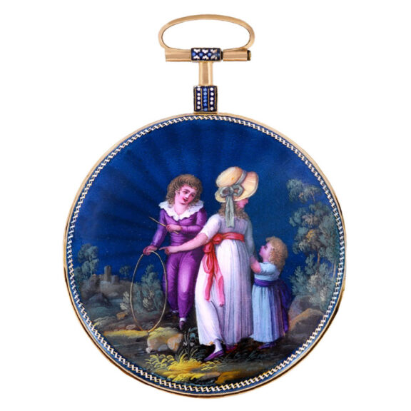 French/Swiss gold verge made for the Chinese market Circa 1790