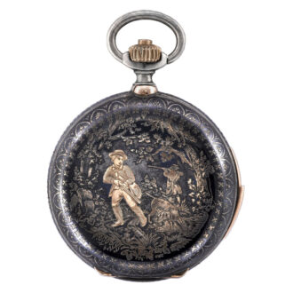 Swiss silver repeater made for the Chinese market Circa 1900