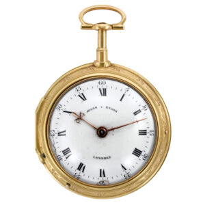 English 18K gold quarter repeating pair-cased pocket watch Circa 1795