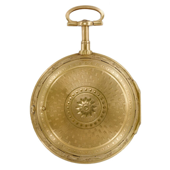 English 18K gold quarter repeating pair-cased pocket watch Circa 1795 English 18K gold quarter repeating pair-cased pocket watch Circa 1795