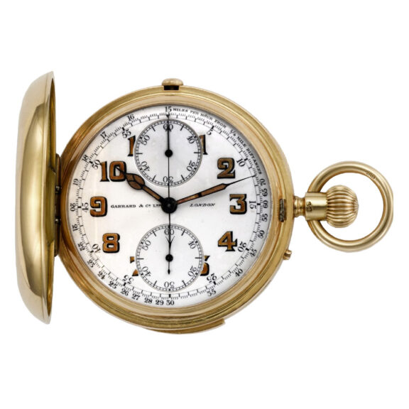 Impressive English gold minute repeating pocket watch Circa 1924