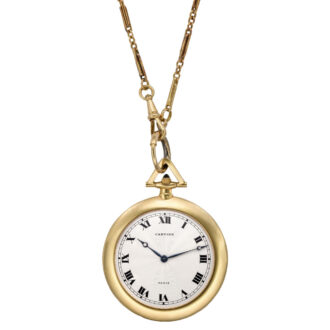 Elegant French 18 carat yellow gold keyless dress watch Circa 1980 Elegant French 18 carat yellow gold keyless dress watch Circa 1980