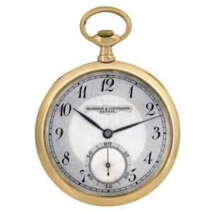 Swiss 18K yellow gold keyless dress watch Circa 1913