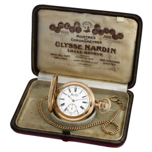 Swiss 14K gold repeater made for the Russian market Circa 1910