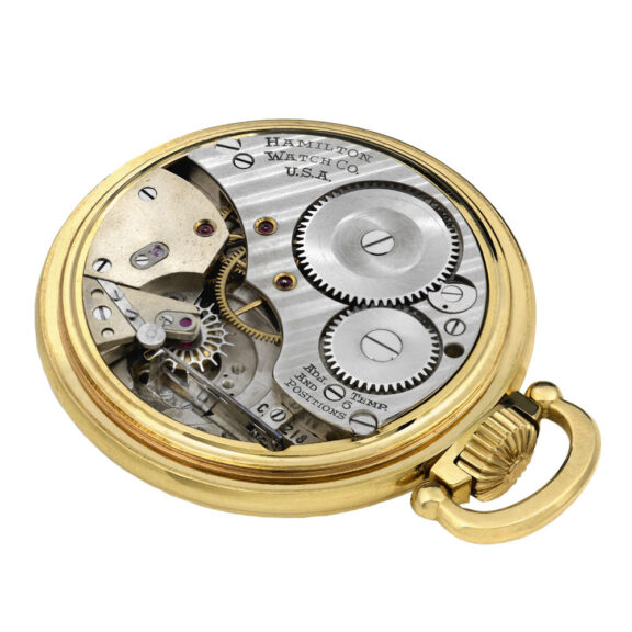 American 10K gold-filled Railway special watch Circa 1940 American 10K gold-filled Railway special watch Circa 1940