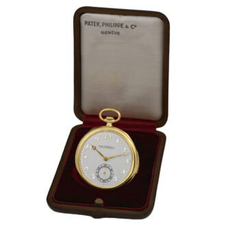 Swiss 18K yellow gold minute repeating dress watch Circa 1921
