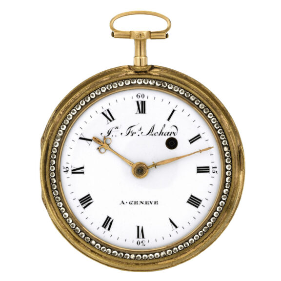 Attractive Swiss gold and enamel paste-set pocket watch Circa 1810 Attractive Swiss gold and enamel paste-set pocket watch Circa 1810Attractive Swiss gold and enamel paste-set pocket watch Circa 1810Attractive Swiss gold and enamel paste-set pocket watch Circa 1810