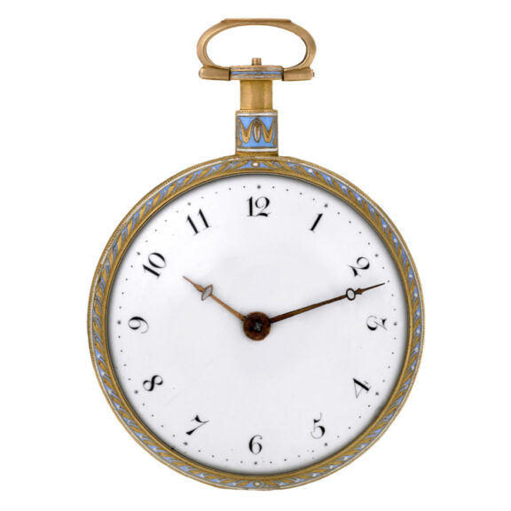 English gold and enamel George III pocket watch Circa 1790 English gold and enamel George III pocket watch Circa 1790
