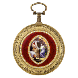 English gilt-brass repeater made for the Chinese market Circa 1780