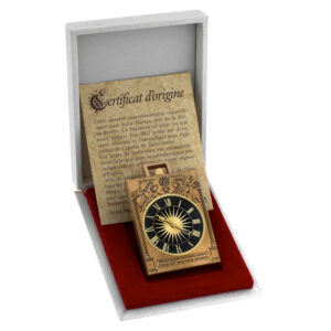 Swiss rectangular gilded brass single handed watch Circa 1984