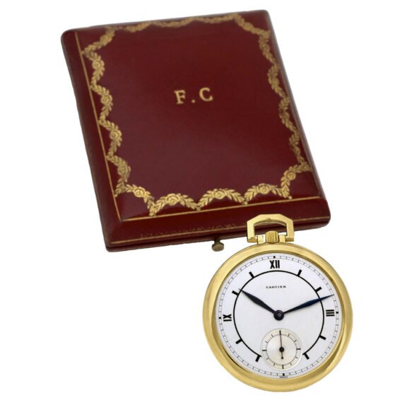 Rare French gold dress watch with sector dial Circa 1935 Rare French gold dress watch with sector dial Circa 1935