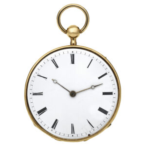 French gold repeater with ruby cylinder escapement Circa 1825