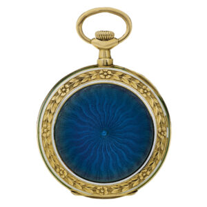 Swiss gold Belle Epoque keyless pendant watch Circa 1910