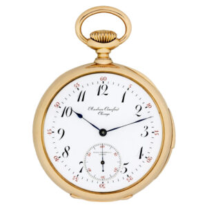 Swiss 18k gold minute repeating pocket watch Circa 1885