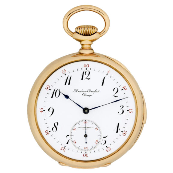 Swiss 18k gold minute repeating pocket watch Circa 1885