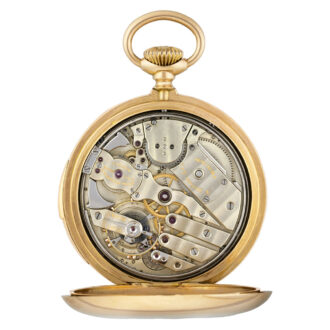 Swiss 18k gold minute repeating pocket watch Circa 1885