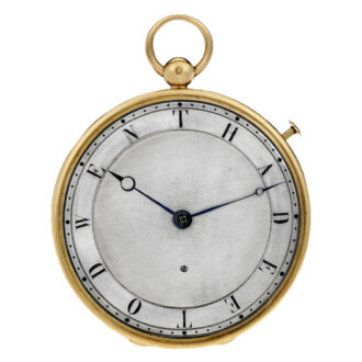 French 20K rose gold quarter repeating pocket watch Circa 1824
