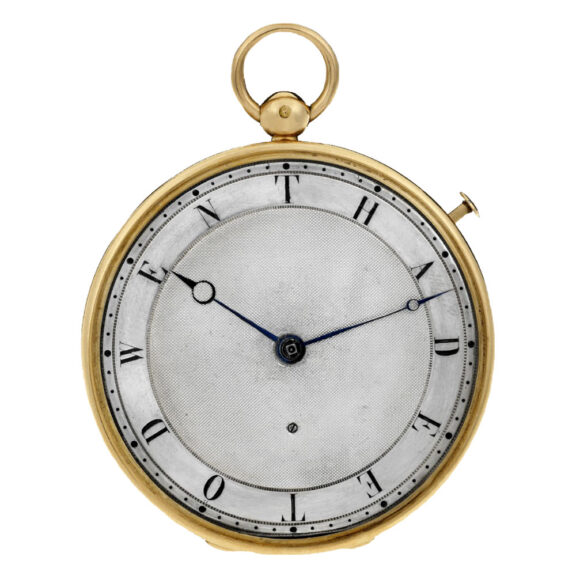 French 20K rose gold quarter repeating pocket watch Circa 1824