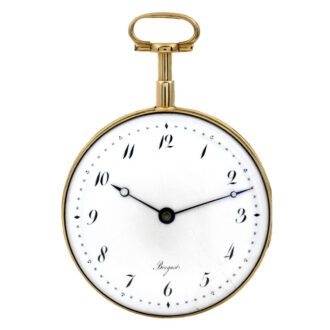 French 20K gold five-minute repeating pocket watch Circa 1799