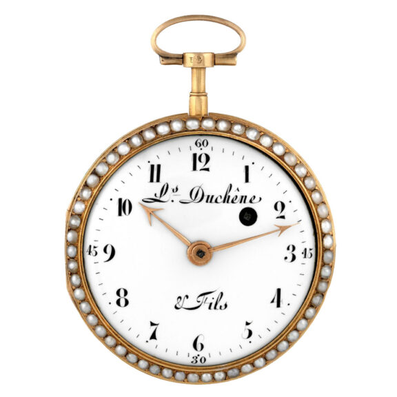Swiss 18 carat gold open faced verge pocket watch Circa 1800 Swiss 18 carat gold open faced verge pocket watch Circa 1800