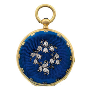 Swiss gold bracelet with detachable miniature watch Circa 1845