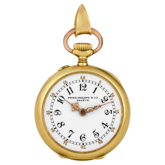 Swiss gold, enamel and diamond-set pendant watch Circa 1904 Swiss gold, enamel and diamond-set pendant watch Circa 1904