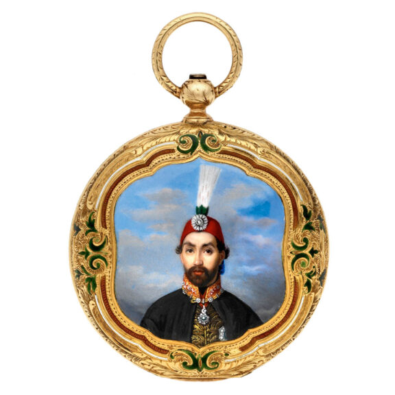 Swiss gold hunter made for the Turkish market Circa 1850