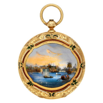 Swiss gold hunter made for the Turkish market Circa 1850