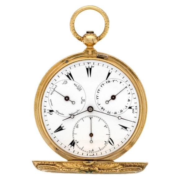 Swiss gold hunter made for the Turkish market Circa 1850 Swiss gold hunter made for the Turkish market Circa 1850