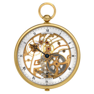 Swiss 18K yellow gold skeletonized dress watch Circa 1988