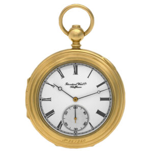 Swiss gold limited edition cabriolet pocket watch Circa 1987