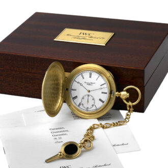 Swiss gold limited edition cabriolet pocket watch Circa 1987