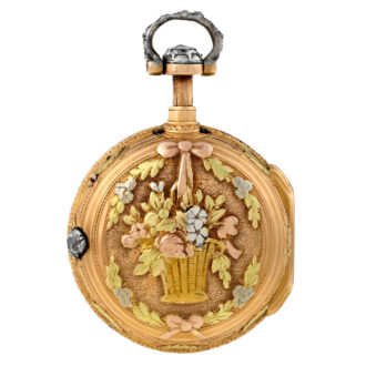 French gold quarter repeating à toc pocket watch Circa 1770
