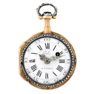 French gold quarter repeating à toc pocket watch Circa 1770