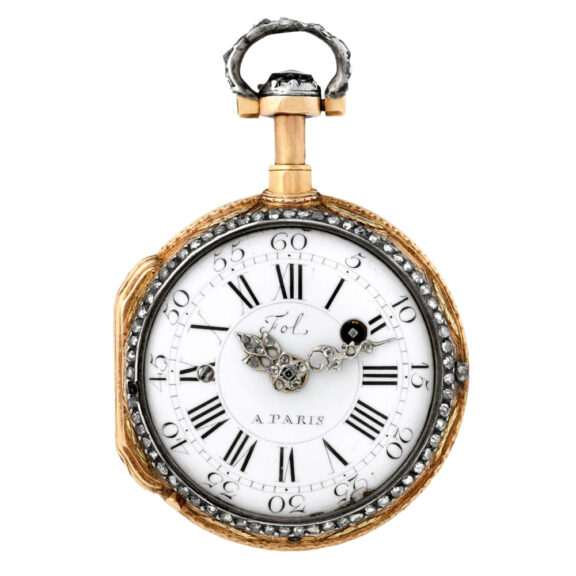 French gold quarter repeating à toc pocket watch Circa 1770 French gold quarter repeating à toc pocket watch Circa 1770