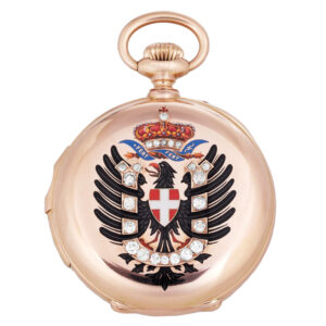 Swiss gold presentation watch with six complications Circa 1890