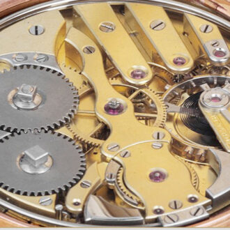 Swiss gold presentation watch with six complications Circa 1890