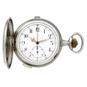 Swiss silver repeater made for the German market Circa 1910