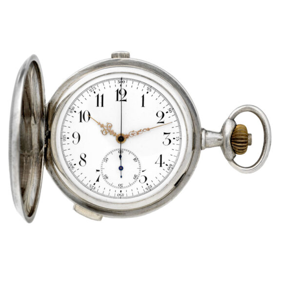 Swiss silver repeater made for the German market Circa 1910